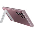 Samsung Clear Standing Kryt pre Galaxy S22 Ultra Transparent