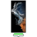 Samsung Silikónový Kryt vr Popruhu pre Galaxy S22 Ultra White