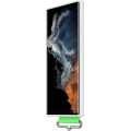 Samsung Silikónový Kryt vr Popruhu pre Galaxy S22 Ultra White