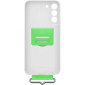 Samsung Silikónový Kryt vr Popruhu pre Galaxy S22+ White