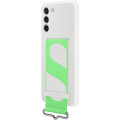 Samsung Silikónový Kryt s Pútkom pre Galaxy S21 FE 5G White