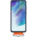 Samsung Silikónový Kryt s Pútkom pre Galaxy S21 FE 5G Navy