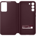 Samsung Clear View Cover pre Galaxy S22+ Burgundy