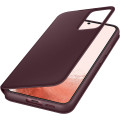 Samsung Clear View Cover pre Galaxy S22+ Burgundy