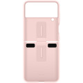 Samsung Silikónový Kryt s Držiakom na Prst pre Galaxy Z Flip4 Pink