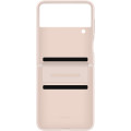 Samsung Kožený Kryt pre Galaxy Z Flip4 Peach