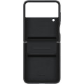 Samsung Kožený Kryt pre Galaxy Z Flip4 Black