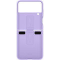 Samsung Silikónový Kryt s Držiakom na Prst pre Galaxy Z Flip4 Bora Purple