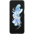 Samsung Silikónový Kryt s Držiakom na Prst pre Galaxy Z Flip4 Khaki