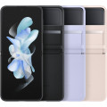 Samsung Kožený Kryt pre Galaxy Z Flip4 Serene Purple