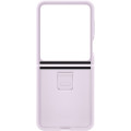 Samsung Silikónový Kryt držiakom na prst pre Galaxy Z Flip5 Lavender