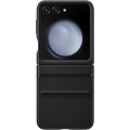 Samsung Kožený Kryt pre Galaxy Z Flip5 Black