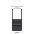 Samsung Kožený Kryt pre Galaxy Z Flip5 Black