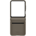 Samsung Kožený Kryt pre Galaxy Z Flip5 Etoupe