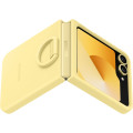 Samsung Silikónový Kryt s Krúžkom pre Galaxy Z Flip6 / Galaxy Z Flip7 FE Yellow