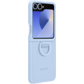 Samsung Silikónový Kryt s Krúžkom pre Galaxy Z Flip6 / Galaxy Z Flip7 FE Blue