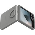 Samsung Silikónový Kryt s Krúžkom pre Galaxy Z Flip6 / Galaxy Z Flip7 FE Gray