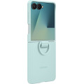 Samsung Silikónový Kryt s Krúžkom pre Galaxy Z Flip7 Light Cyan
