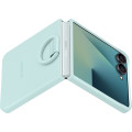 Samsung Silikónový Kryt s Krúžkom pre Galaxy Z Flip7 Light Cyan
