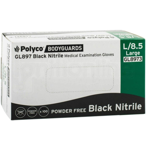 Jednorázové Nitrilove rukavice Polyco Healthline, 100 kusov, veľkosť L