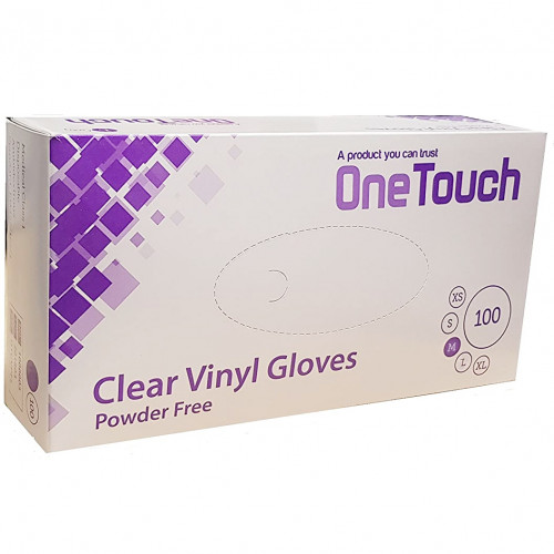 Jednorázové Vinylové rukavice OneTouch, 100 kusov, Veľkosť M