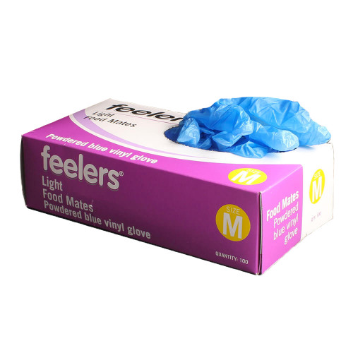 Jednorázové Vinylové rukavice feelers, 100 kusov, veľkosť M