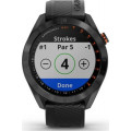 Garmin Approach S40 Black Stainless Steel with Black Band