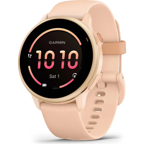 Garmin vívoactive 6 Metallic Pink Dawn with Pink Dawn Band