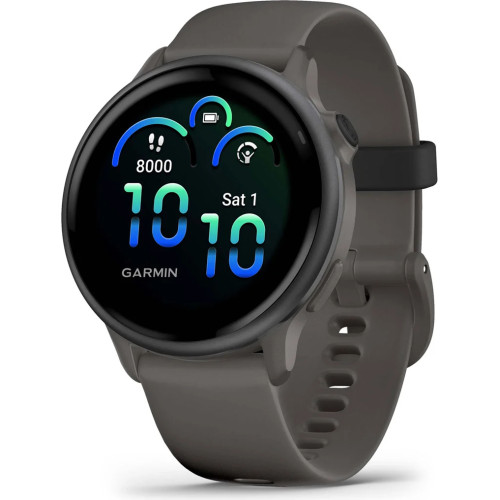 Garmin vívoactive 6 Slate with Pebble Gray Band