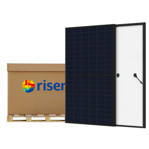 Risen PREMIUM Full Black 390Wp - solárny fotovoltaický panel - celočierny - 25 rokov záruka výkonu - 36ks/paleta