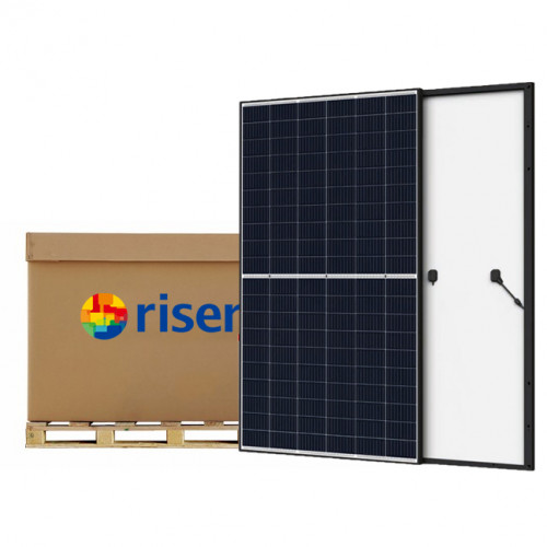 Risen PREMIUM Black 400Wp - solárny fotovoltaický panel - čierny rám - 25 rokov záruka výkonu - 36ks/paleta