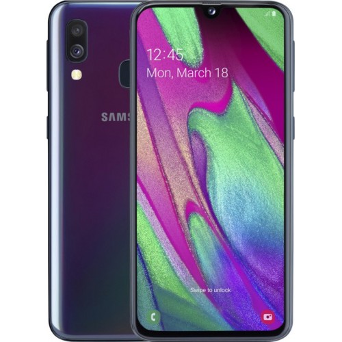 Samsung Galaxy A40 A405F Dual SIM Black (eco box)