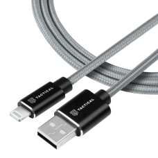 Tactical 028 Fast Rope Kevlar Cable USB-A/Lightning MFI 1m Grey
