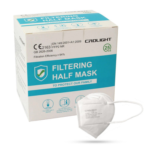 CRDLIGHT Respirátor FFP2 NR 10 000ks/bal