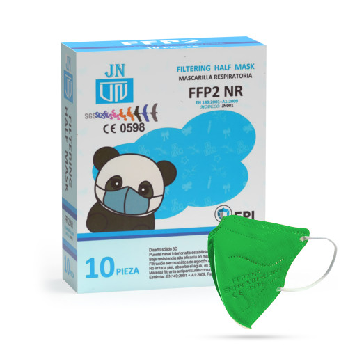 Jinhuan JN001 detský respirátor FFP2 NR zelený 10ks/bal