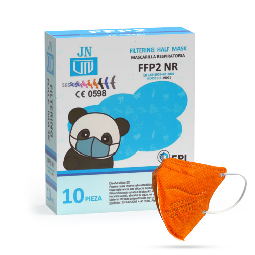 Jinhuan JN001 detský respirátor FFP2 NR oranžový 10ks/bal