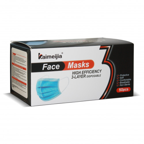 Kaimeijia rúško jednorázové 3 vrstvové 100 ks