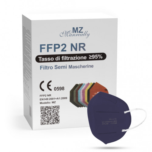 Manreally MZ Respirátor FFP2 NR tmavofialový 1ks/bal