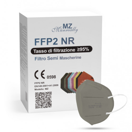 Manreally MZ Respirátor FFP2 NR šedý 1ks/bal