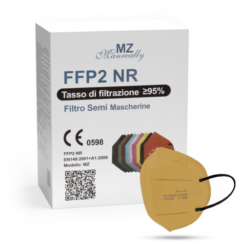 Manreally MZ Respirátor FFP2 NR pieskový 20ks/bal