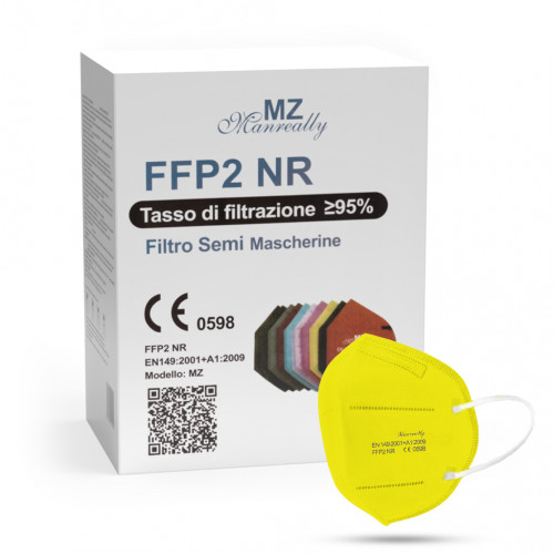 Manreally MZ Respirátor FFP2 NR žltý 20ks/bal