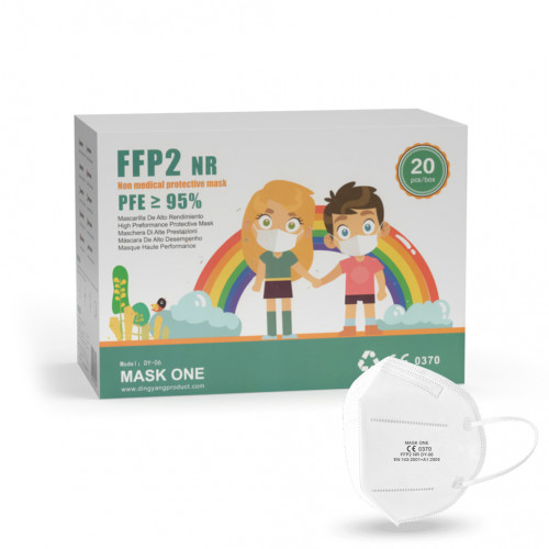 Mask One DY-06 detský respirátor FFP2 NR biely 20ks/bal
