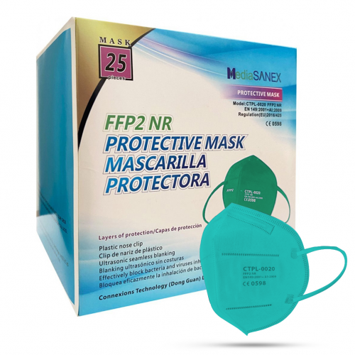 Media Sanex CTPL-0020 Respirátor FFP2 NR mentolový 25ks/bal