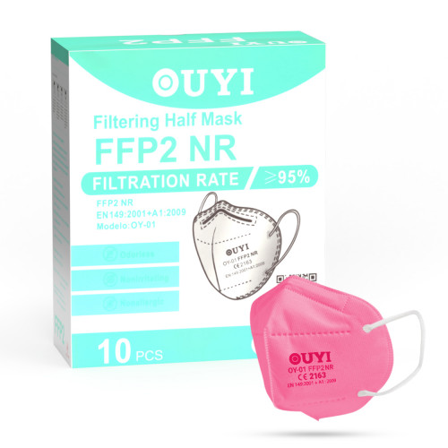 UYI OY-01 Respirátor FFP2 NR ružový 10ks/bal