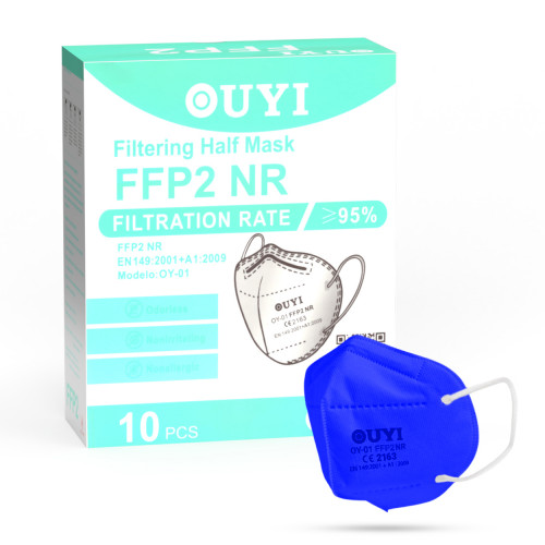 UYI OY-01 Respirátor FFP2 NR modrý 10ks/bal