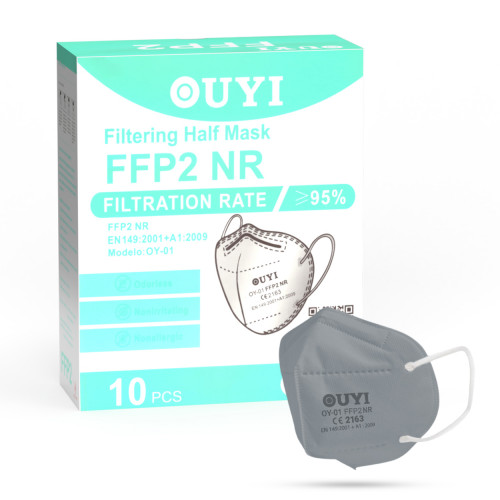 UYI OY-01 Respirátor FFP2 NR šedý 10ks/bal