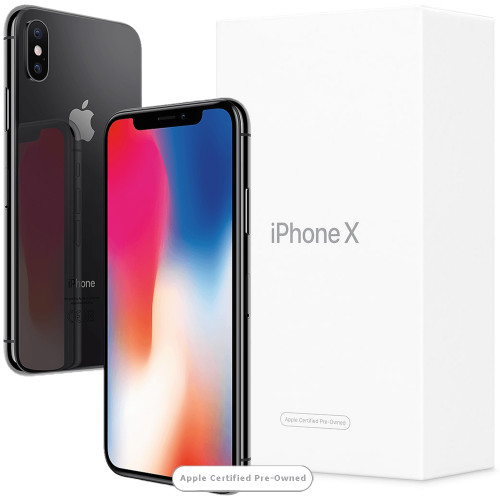 Apple iPhone X 256GB Space Grey (Apple Certified Pre-Owned)