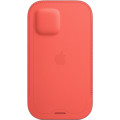 Originálny Apple Kožený návlek s MagSafe na iPhone 12 / iPhone 12 Pro citrusovo ružový