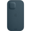 Originálny Apple Kožený návlek s MagSafe na iPhone 12 / iPhone 12 Pro baltsky modrý