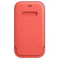 Originálny Apple Kožený návlek s MagSafe na iPhone 12 Pro Max citrusovo ružový